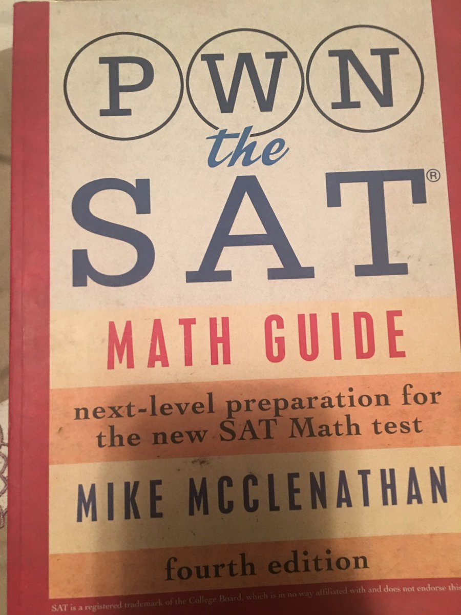 Great for math for SAT but a little more advanced. I would say if you are 1100-1200 range trying to go up this book is a perfect fit. The backsolving and plugging in and all of the heart of algebra lessons and percent, ratios lessons are great for all score ranges