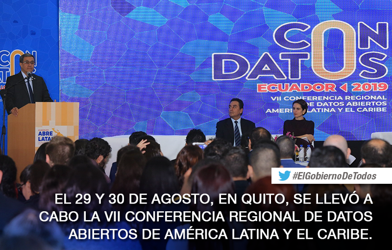 ComunicacionEc's tweet photo. #ElGobiernoDeTodos | Conferencia Regional de Datos Abiertos en América Latina y el Caribe busca construir ciudades justas y entidades transparentes, además de analizar la incidencia de los gobiernos abiertos para lograr una sociedad más democratizada. #ConDatos19 #AbreLatam19 https://t.co/YNL4vxxgum