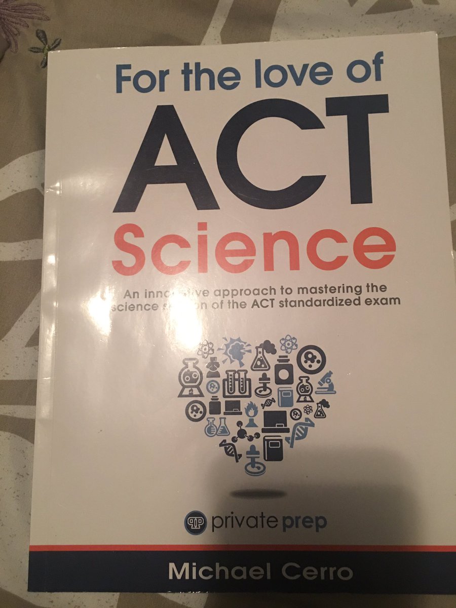 Every single student who I've ever used this book with improved their Science score almost overnight.  @PrivatePrep's act science book is the one book every single person taking the ACT needs. It makes the ACT science section simple