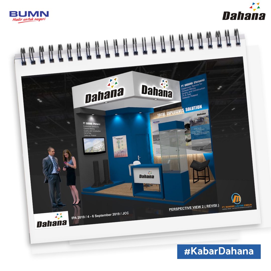 ptdahana's tweet photo. #Dahaners, PT Dahana (Persero) akan hadir dalam #IPAConvex 2019 pada 4-6 September ini di JCC. Jangan lupa datang dan kunjungi booth Dahana. Setiap hari mulai pukul 10.00-17.00 WIB. Ditunggu ya!
#PTDahana #IPAConvex #BUMNHadirUntukNegeri #KabarDahana https://t.co/Z3qGxBSjSG