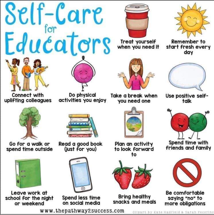 It's always about the students BUT in order to do that we must take care of ourselves...and one another!

#SelfCare
#FillYourOwnCup
#DontFeelGuilty