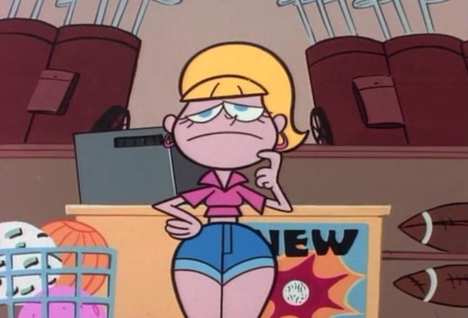 Sporting goods sales girl from the Dexter's Laboratory episode "R...