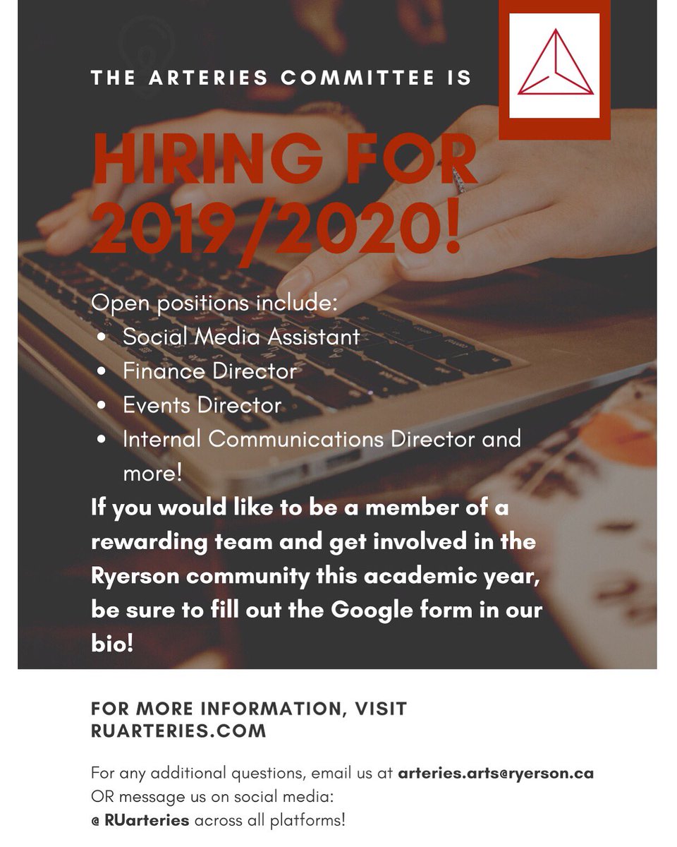 You have until September 16th! Don’t miss your chance to be a part of an amazing committee!