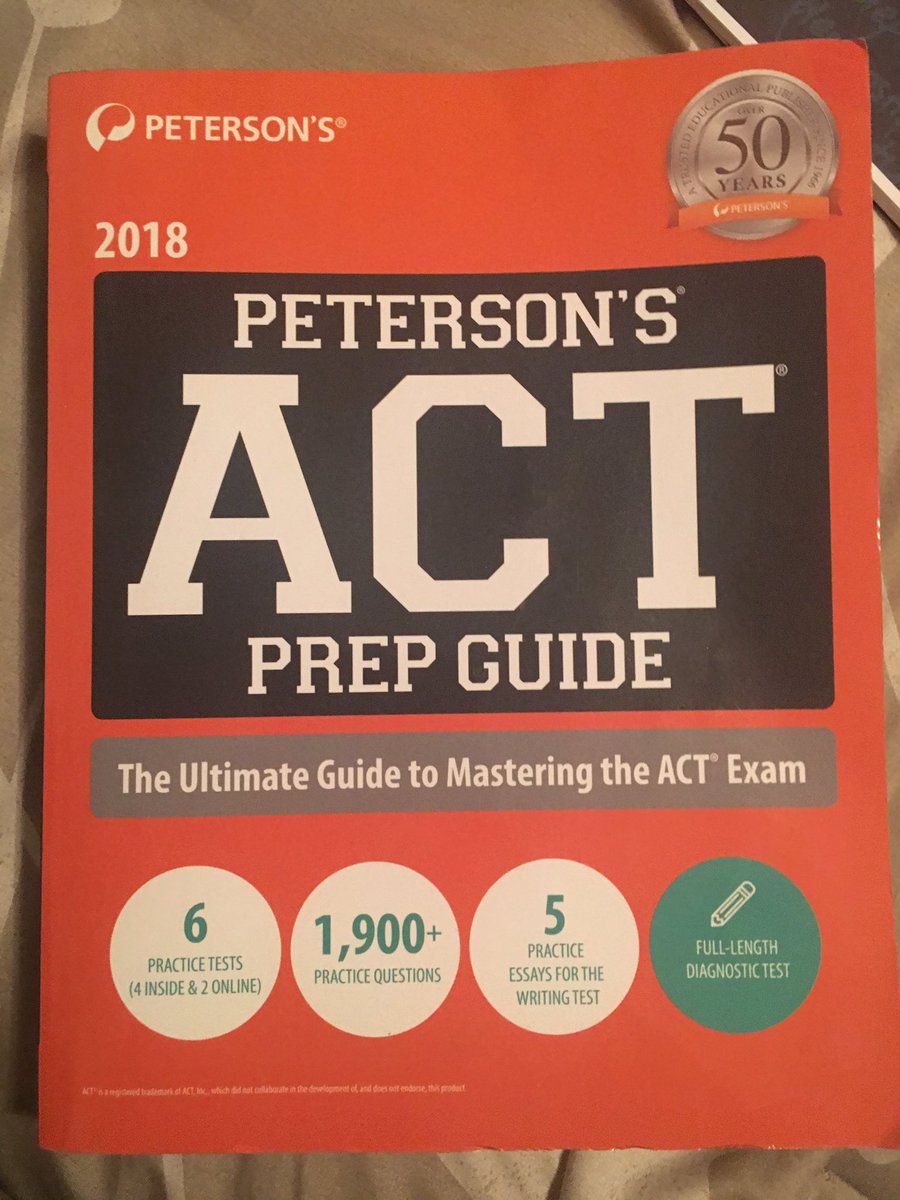 Like this ACT book for the diagnostic and the math lessons