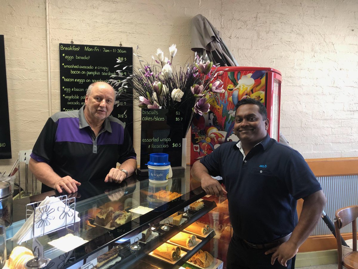 Head down to Cup and Gino in Warragul and grab your coffee or lunch and donate to the great TLC for kids charity, don’t forget to say hello to Gino.