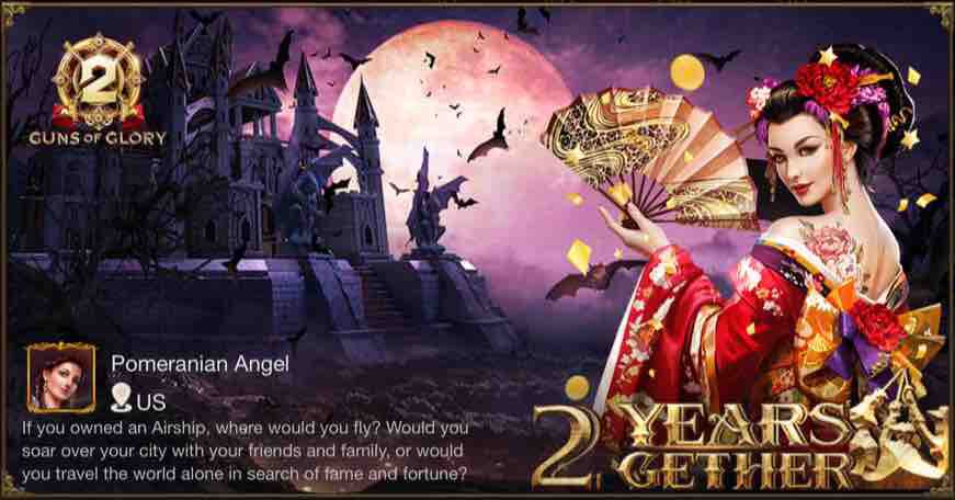 237deadSJWs's tweet photo. [Hot Event] Celebrate 2nd Anniversary with Guns of Glory! https://t.co/xnAci1GH0U https://t.co/6Pxm3gdWyi