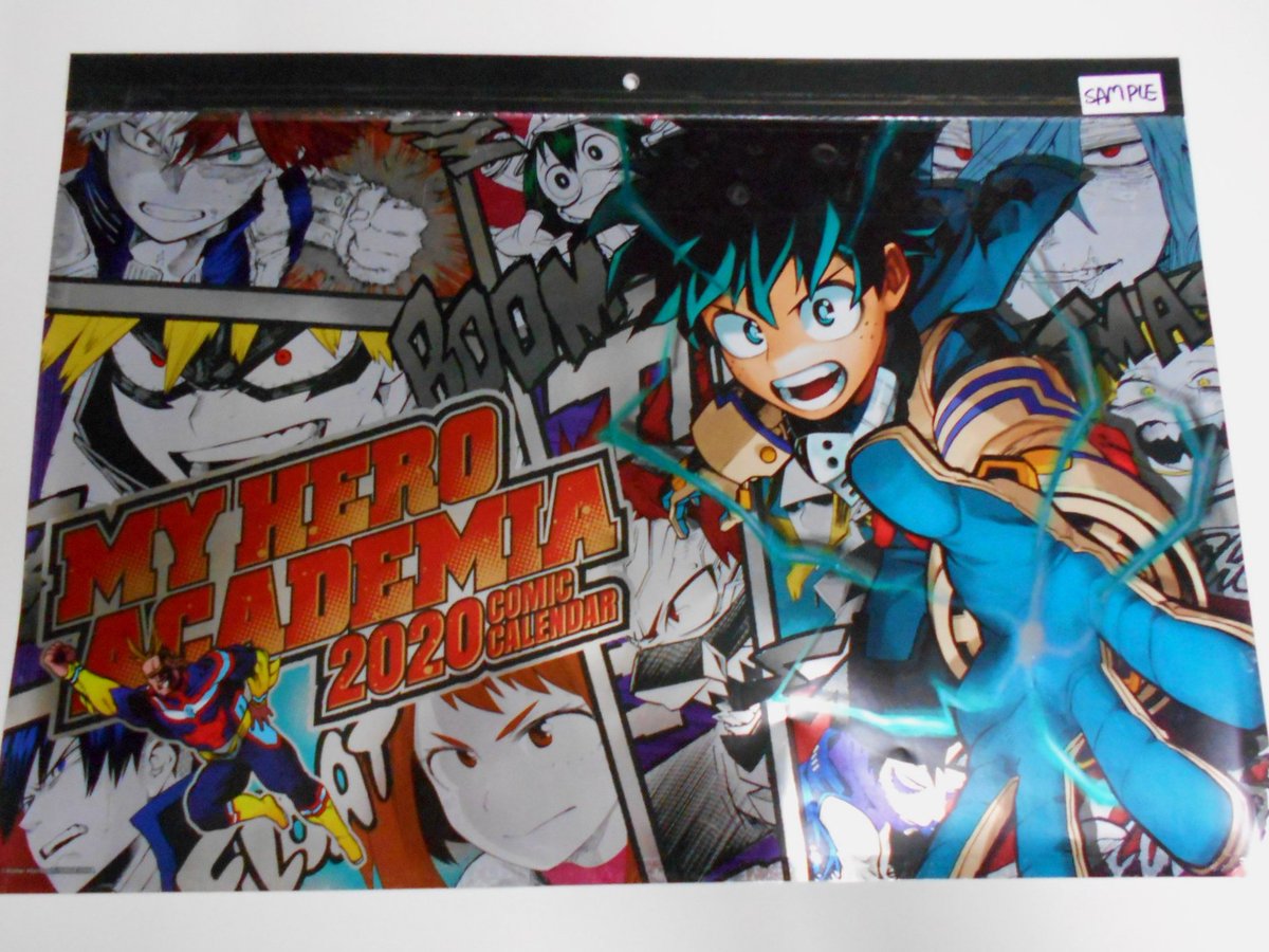 アニメイト池袋本店さんのツイート カレンダー情報 只今当店1fにて 僕のヒーローアカデミア コミックカレンダー2020 を販売中アニ A3サイズの切取式7枚となっており 巻頭カラーなどの原作のイラストを多数使用していますアニ お求めの方は 是非当店1fまで