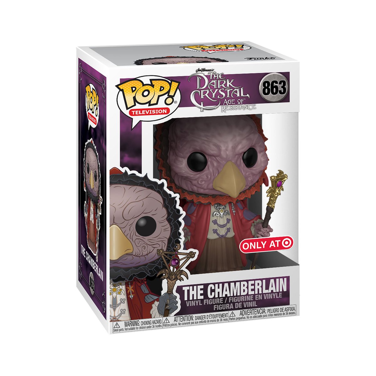 Funko's tweet photo. RT &amp; follow @funko for a chance to WIN a Target exclusive The Chamberlain with staff Pop! 
#DarkCrystal #Funko #Pop #Exclusive #Giveaway https://t.co/OIV7zrxAGe