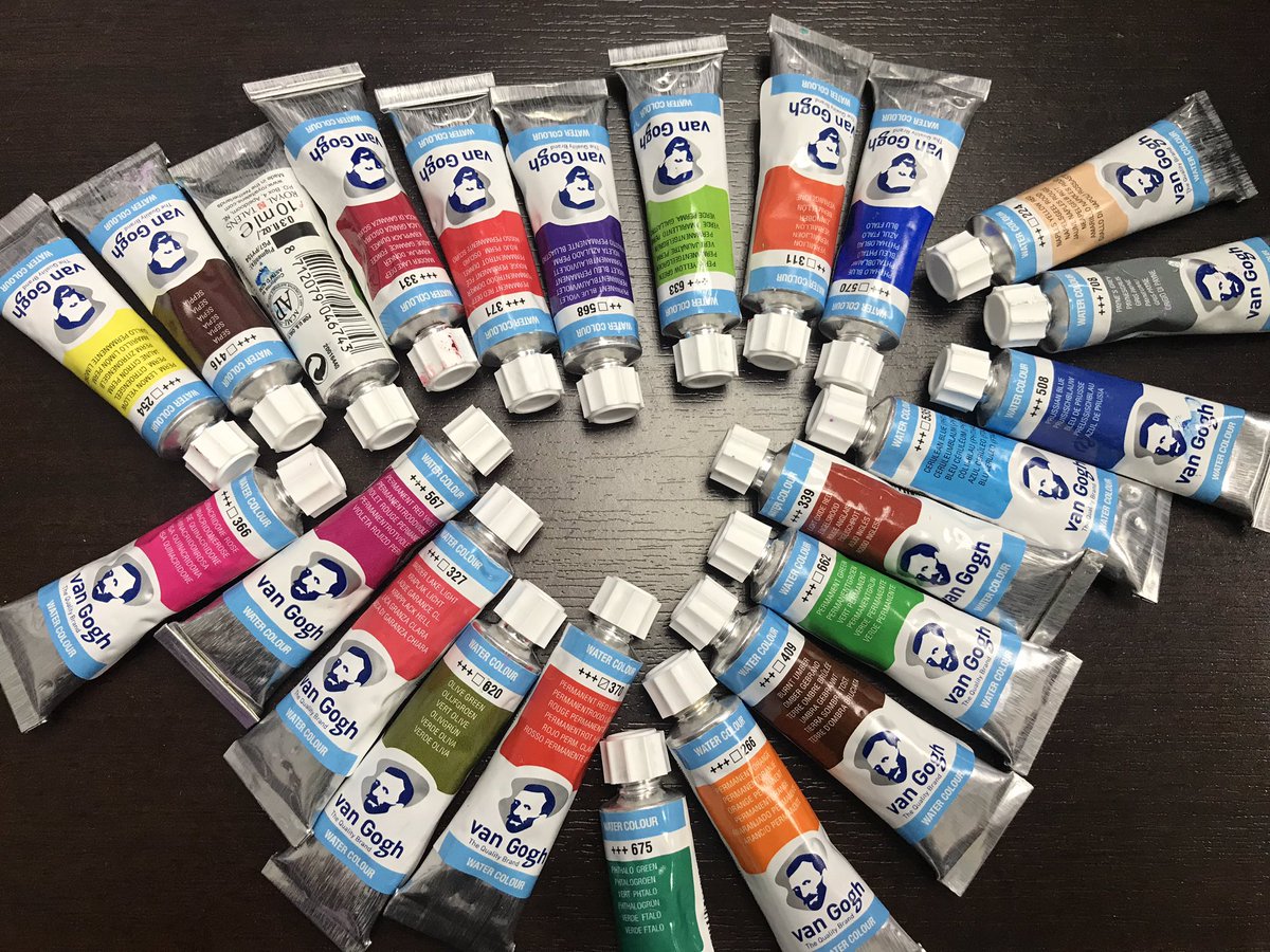 dandelilac's tweet photo. ขายสีน้ำวินเซอร์ / แวนโก๊ะ เต็มแพน 2 มล. แพนละ 30 บาทค่ะ มีครบ 40 สี รอสีแห้งประมาณ 3-4 วัน ems 50.- ลงทะเบียน 30.- ค่ะ 😊 #ขายสีน้ำ #สีน้ำแบ่งใส่แพน #winsor #vangogh https://t.co/BwxtPtPxzg