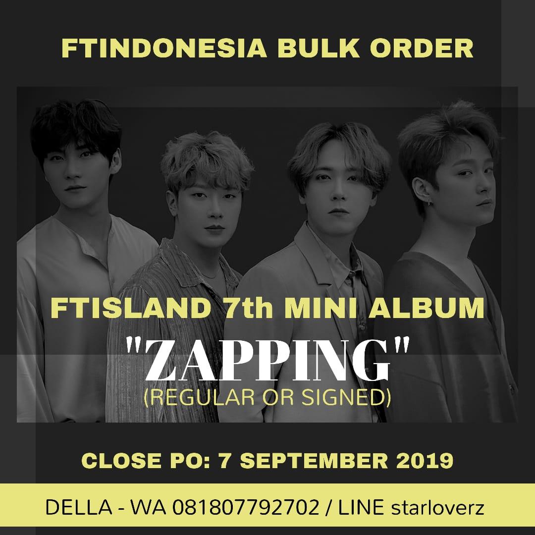 HongkiliciousID's tweet photo. [FTINDONESIA BULK ORDER]
FTISLAND 7th Mini Album "ZAPPING"

CLOSE PO : 7 SEPTEMBER 2019 https://t.co/CusKMpvJpv