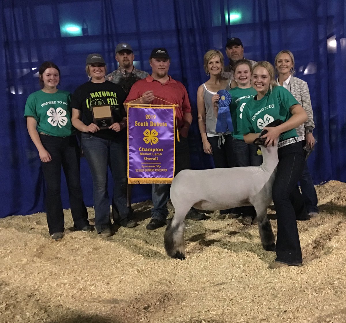 Congrats to the Albrecht Family on their Grand Champion Overall Market Lamb at the South Dakota State Fair! Raised and sold by Begalka Livestock. Sired by Tito