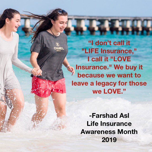 FarshadAsl's tweet photo. September is Life Insurance Awareness Month
Too many people are taking an unnecessary risk by not protecting their loved ones with life insurance.
#LifeInsuranceAwarenessMonth
#BLCDNA
#FarshadAsl
#Legacy
#Leadership
#LAMP https://t.co/WZ88GXUsyC