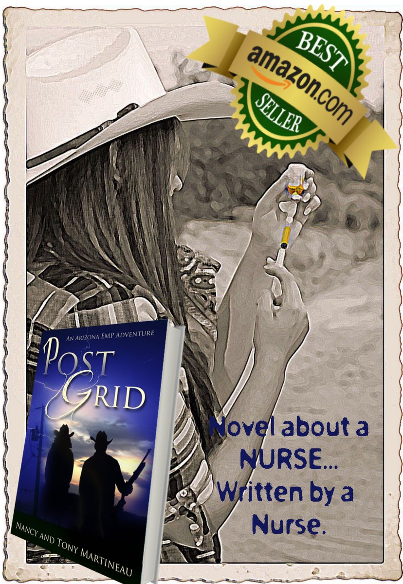 PostGridNovel's tweet photo. @rn_critcare Novel with a nurse main character and written by a nurse and medic, Post Grid. Book #1 https://t.co/weRVkMMD4W https://t.co/gPKvk7eour