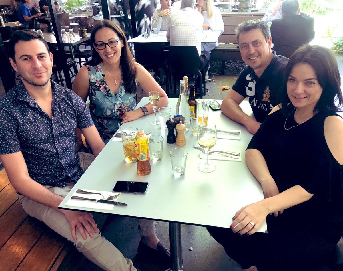 Pre-con lunch in sunny Brisbane! #xerocon
