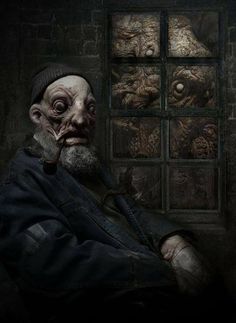 SumPunkWhoCares's tweet photo. #HorrorArt:#HPLovecraftSeries:#Entry9:
Subject:#HPLovecraft's:
#TheShadowOverInnsmouth (1931):
I can't seem to find the artist responsible, but my goodness...absolutely gorgeous. https://t.co/2tmCCLpXT5