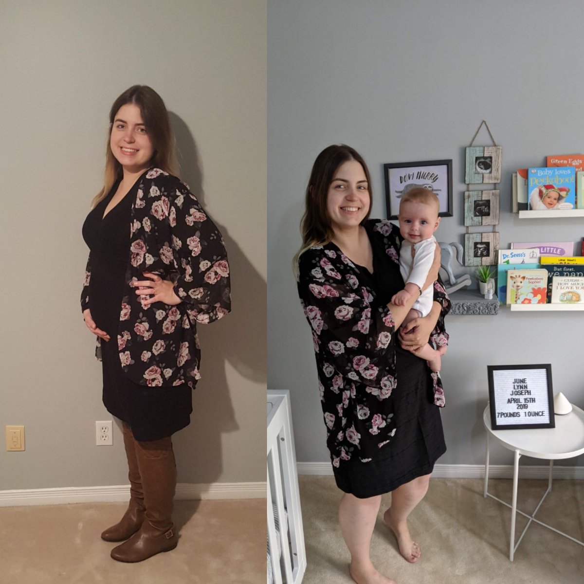 JustineLynnJ's tweet photo. I thought the first 20 weeks of pregnancy was tough, but damn the first 20 weeks of parenting has been tough - but I have the most beautiful reward in my arms and I freaking love her so much. #momtruth #20weekoldbaby #20weeksIn #20weeksOut https://t.co/E90vjFjhxL