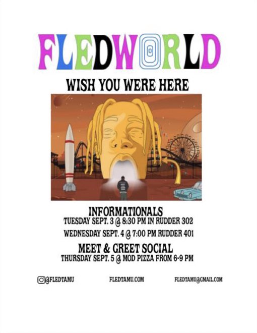 tamufled's tweet photo. Howdy!!! Don’t forget, our informationals are TOMORROW, September 3rd, at 8:30PM in Rudder 302 and WEDNESDAY, September 4th, at 7:00pm in Rudder 401!! We hope to see you all there!!!!! #rushfled #tamu23 https://t.co/OTlvU6qnrb