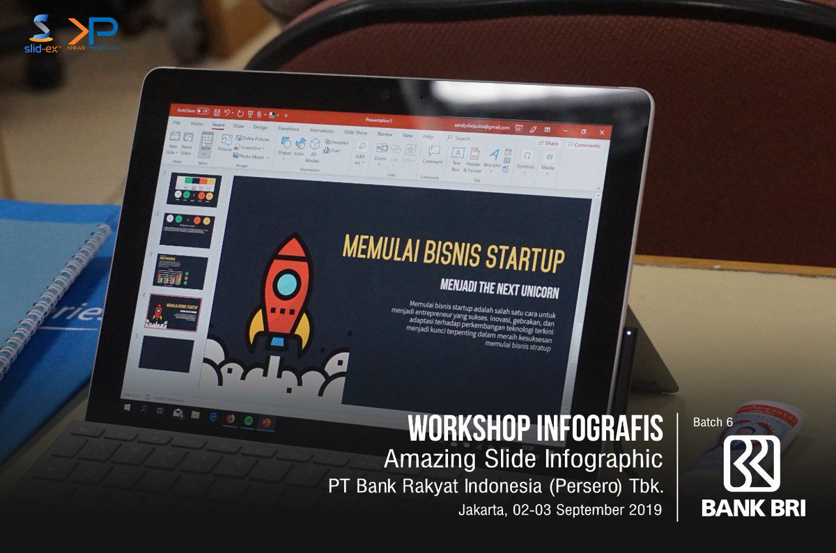 SlidePresentasi's tweet photo. Terimakasih utk kerjasamanya.😇 #WorkshopInfografis bersama Bank BRI, batch-6.

CP: 0857-3333-0407
https://t.co/pYHfkF6tUA

#PakarSlide #PakarSlidePresentasi #PakarInfografis #SlidEx #AmazingSlide #SlideInfografis #Infografis #SlideDesigner #DokterSlide #TrainingInfografis https://t.co/CUnN4Qa59f