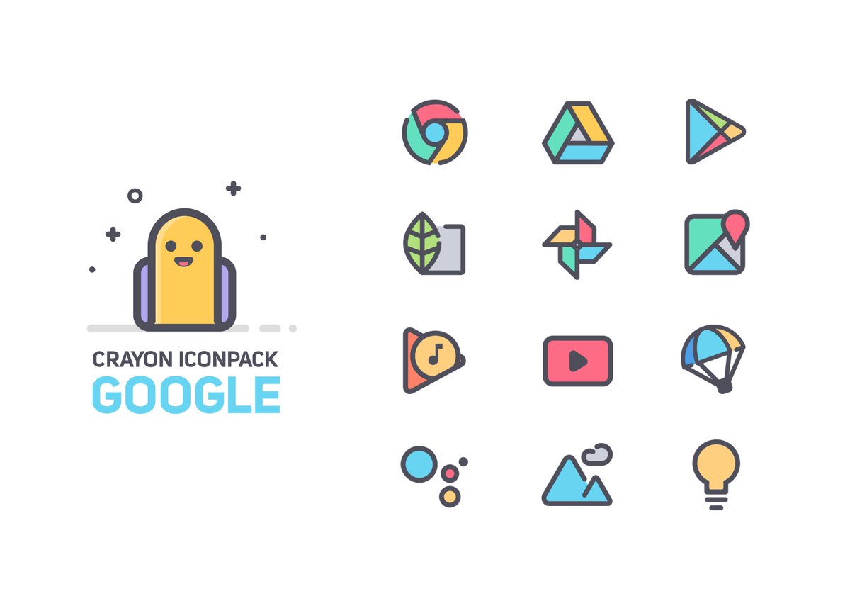 justnewdesigns's tweet photo. Hello Guys 

Crayon Icon Pack is Live on google playstore and it's on big discount for a limited time. 

Get it now : https://t.co/kVHZhp58gX https://t.co/aa0znEjJkW