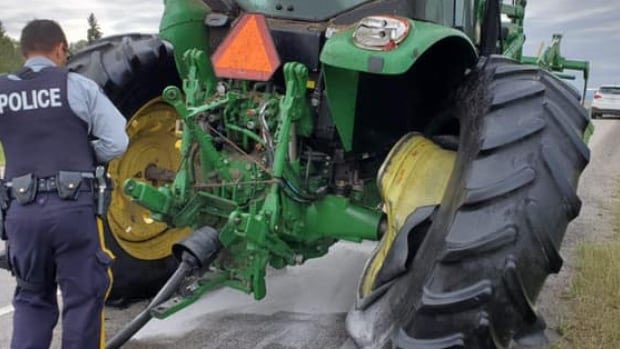 Remember everyone:Whether pedestrian, driver, or cyclist, safety in our public spaces is a shared responsibility. #VisionZero  #ZeroVision  #SharedResponsibility  #CarCulture https://www.cbc.ca/news/canada/calgary/farmer-rear-ended-tractor-1.5268088