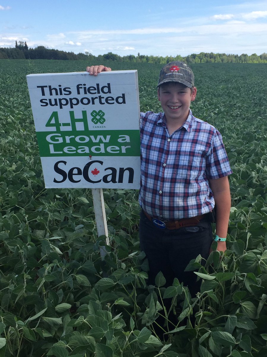 Caught Logan in this field of beans with his #SeCanGrowaLeader sign. Thanks @Secan for supporting the #lanarkbeefclub <a href="/JulieDawson97/">Julie Dawson</a> <a href="/don_badour/">Don Badour</a> <a href="/SeCan/">SeCan</a>Shannon