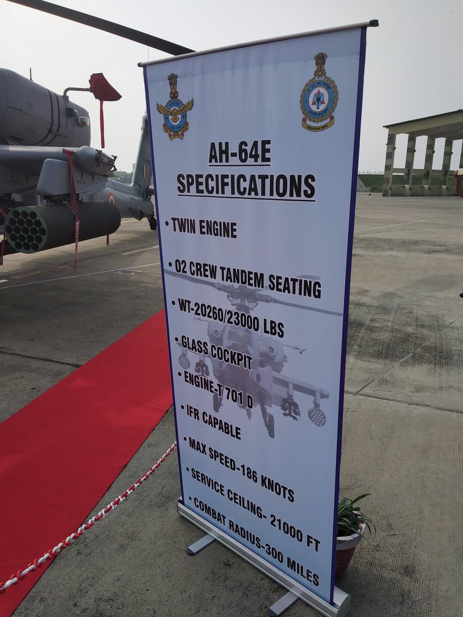 الهند تتسلم اول مروحيات AH-64E (I) Apache Guardian الامريكيه  EDgv4LPWsAAnpuF
