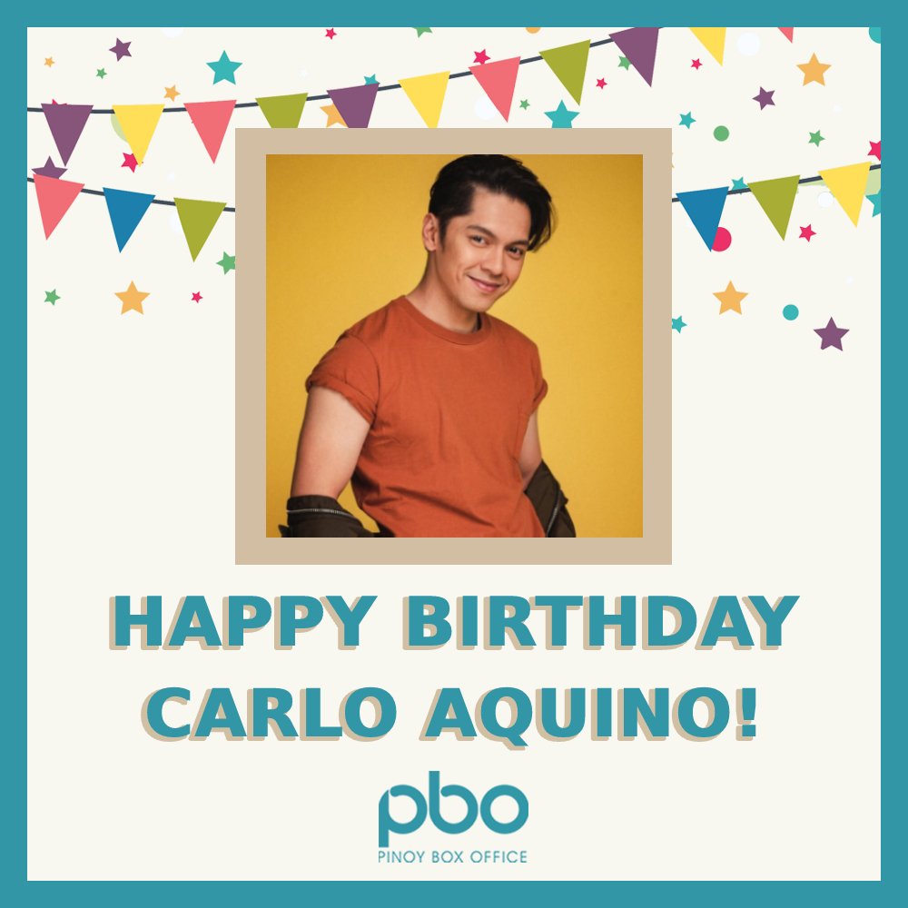 Happy Birthday Carlo Aquino! Wishing you an amazing birthday and a prosperous year ahead! 