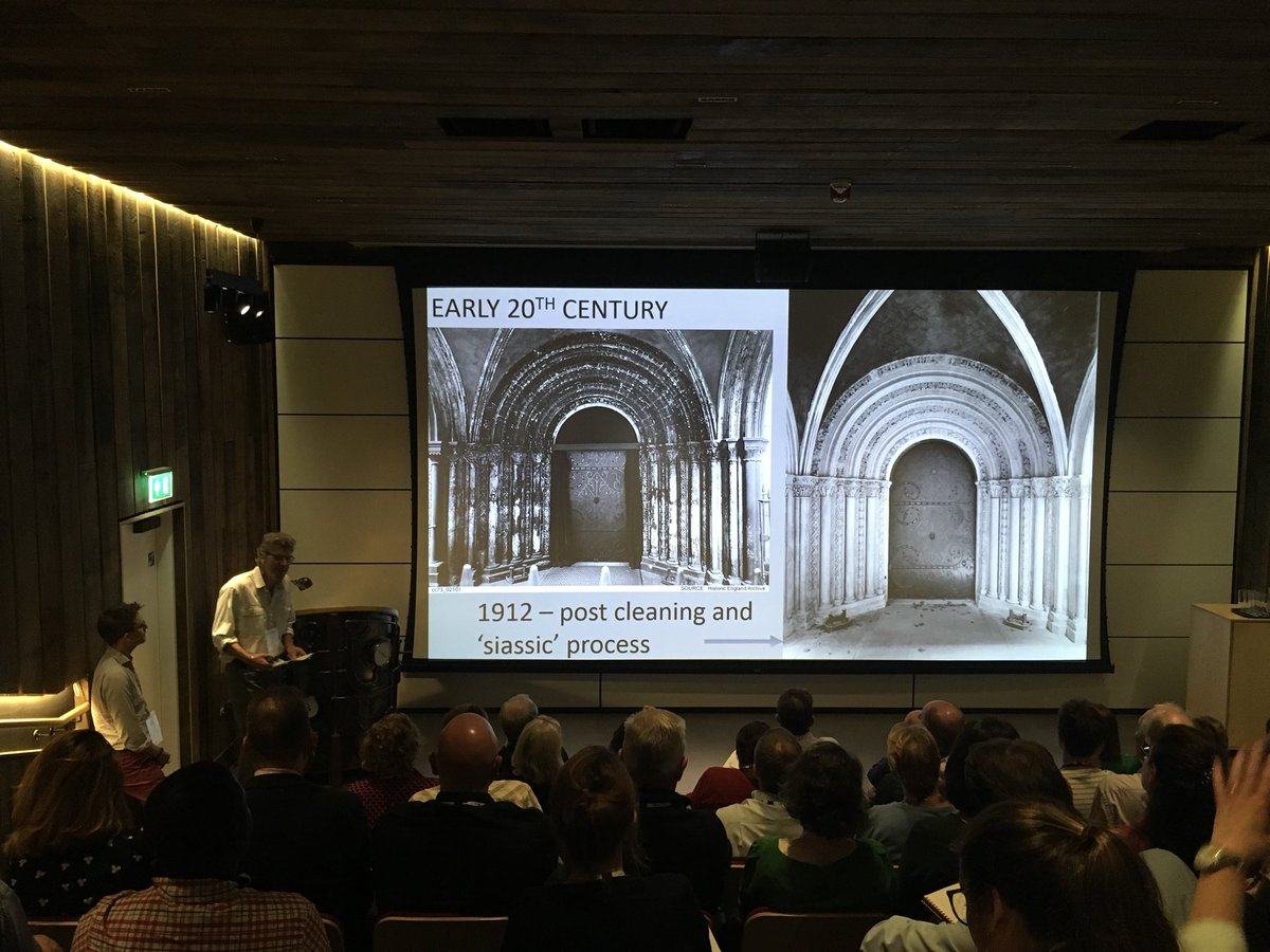 Martin Michette (@martinmichette) on Twitter photo Fascinating #MIM2019 presentation on the <a href="/TempleChurchLDN/">Temple Church</a> doorway presented by David Odgers and Alex Holton <a href="/HESEngineShed/">The Engine Shed</a> . Past conservation attempts included a mixture of salt and acid 😳😷 Fascinating #MIM2019 presentation on the <a href="/TempleChurchLDN/">Temple Church</a> doorway presented by David Odgers and Alex Holton <a href="/HESEngineShed/">The Engine Shed</a> . Past conservation attempts included a mixture of salt and acid 😳😷