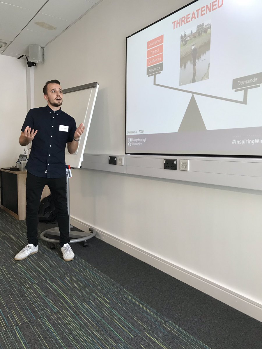 DrMJTurner's tweet photo. @AndyWilkinson93 talking about the current status of challenge and threat research. @BPSEastMids @BPSWestMids #BPSMids19 https://t.co/a1D8Cony74