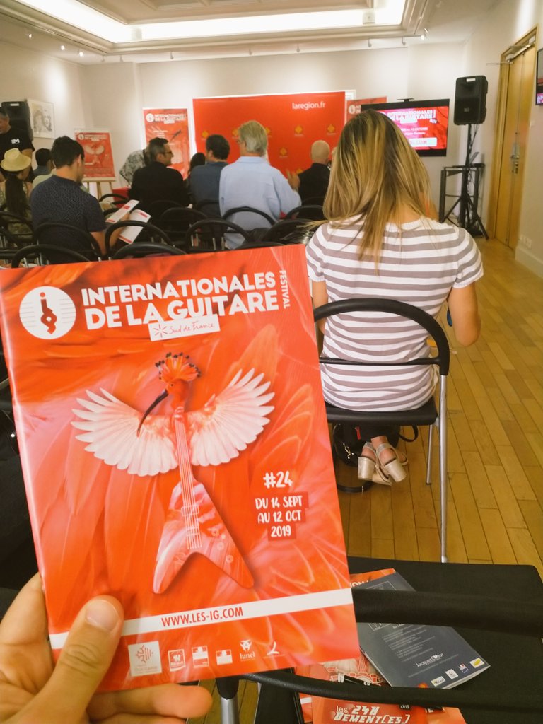 Conférence de presse des Internationales de la Guitare 2019 <a href="/InterGuitare/">Festival_IG - En Occitanie</a> 
Prends tes places pour le festival à prix canons sur yoot.fr !