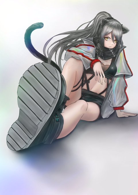 シュバルツかわええ#明日方舟 #アークナイツ #黑 