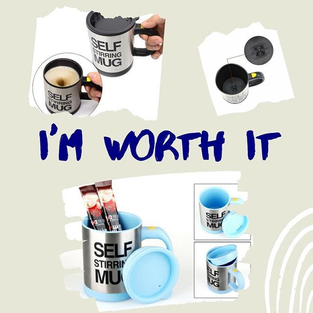 daxionmall's tweet photo. The Self Stirring Mug is finally here. No more wearing yourself out, stirring your coffee :) This is a fantastic convenience product and an excellent gift to yourself or friends. Can you be without one? https://t.co/Hs89XDpkrn https://t.co/dLcJoyQkIp