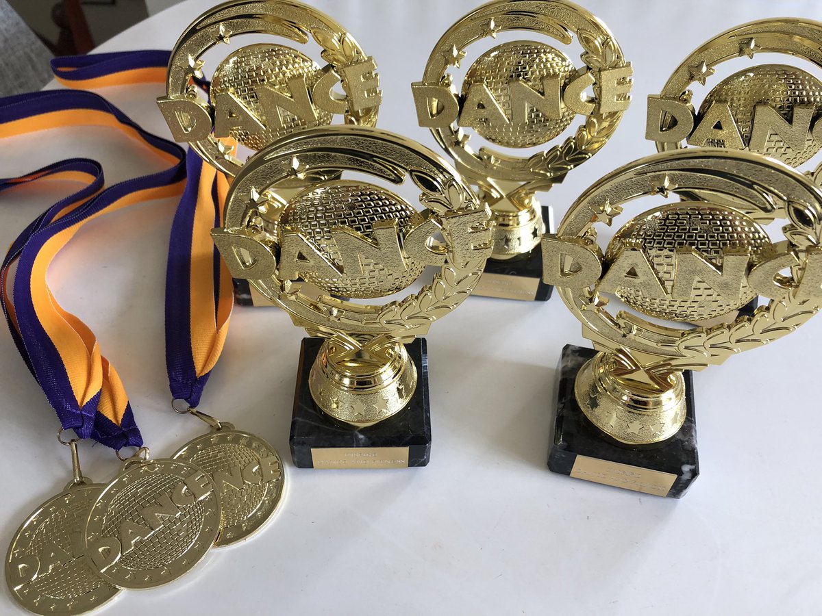 Viccondliffe's tweet photo. New term, new prizes! 🥇✨🏆 
Don’t forget to get your tiny dancer signed up for clubs! See you soon x 💛 x https://t.co/qOtGG8wDyS