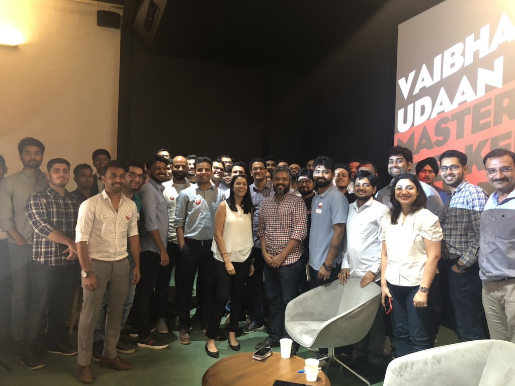 Incredible first Masterclass at EE2019 with VG from Udaan.. VG talks about the challenges and hacks for scaling in a tough market .. tidbits below @lightspeedee @LightspeedIndia