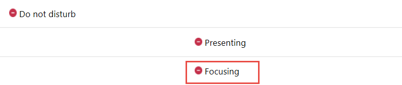 Anne_Michels's tweet photo. New in #MicrosoftTeams - focus time.

Schedule focus time through MyAnalytics to change your presence to "focusing" and to silence all notifications.

https://t.co/yXU3I0Baal https://t.co/y3rWZb7ofI