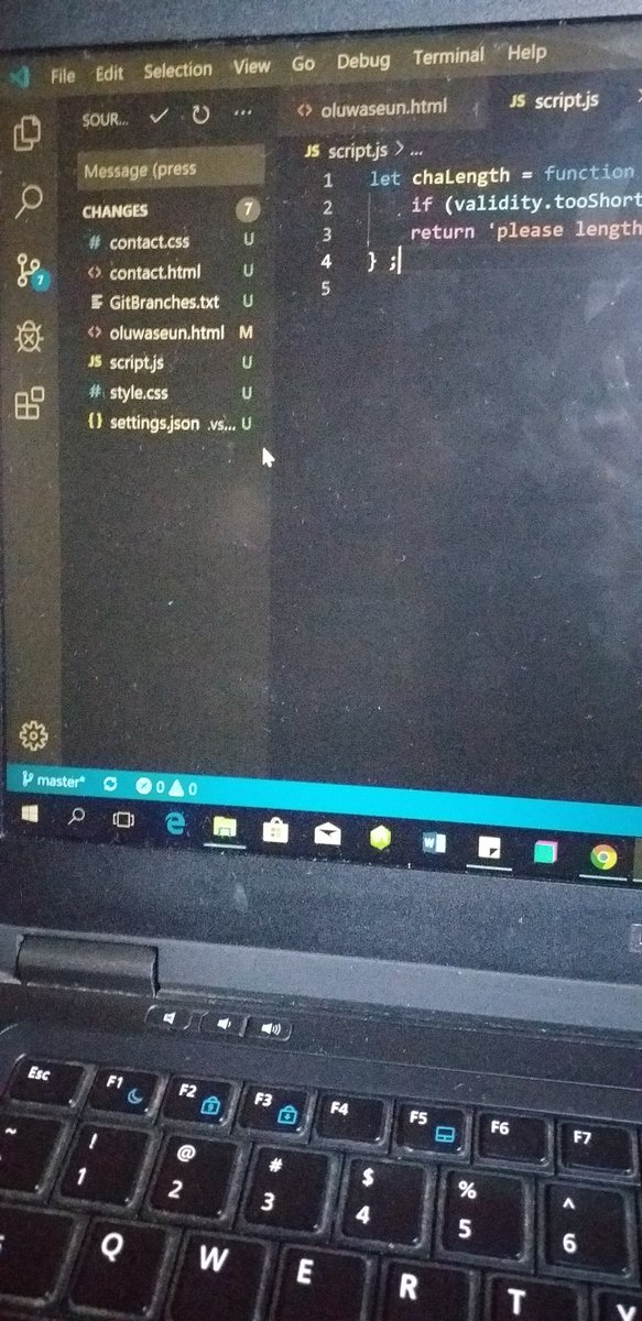 dabsclement's tweet image. So I wrote my first function to validate user input length and it&apos;s working as expected @startdotng @xyluz @dev_careers @js_tut @iambolajiayo @Omojuwa @andela_alc #developercircleslagos #devctrainingwithandela @Andela @Nerojust  #100DaysOfCode