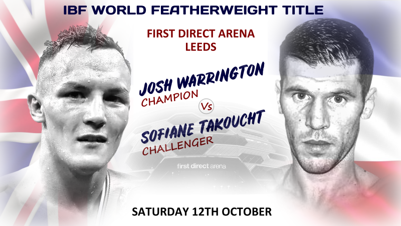 BoxingOnly5's tweet photo. Josh Warrington vs Sofiane Takoucht
IBF Featherweight Title
Saturday October 12th
First Direct Arena, Leeds
Preview and Prediction:

https://t.co/CDD8qDtpyQ

#WarringtonTakoucht #JoshWarrington #SofianeTakoucht #BoxingOnly5 #Boxing #bettingexpert #bettingtipster #odds https://t.co/igOeOmR4b0