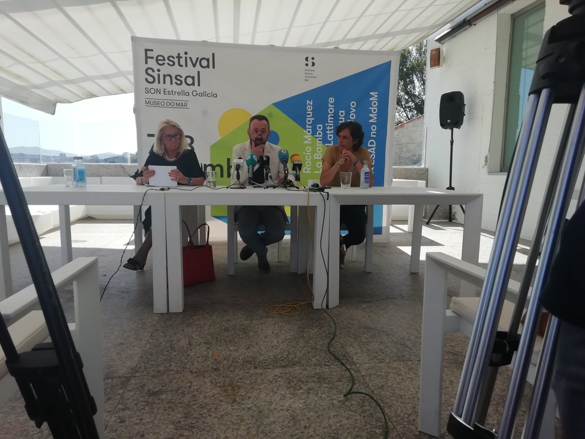 Sinsalaudio's tweet photo. Rolda de prensa #sinsalSONEGMuseodoMar2019 Con @conscultura @museodomar @GrupoViqueira @gadis @cosferla_ind ChefMaestro @GalicianGin @VermuStPetroni
Vémonos os días 7 e 8 setembro en #Vigo https://t.co/3qM7YMOAJj