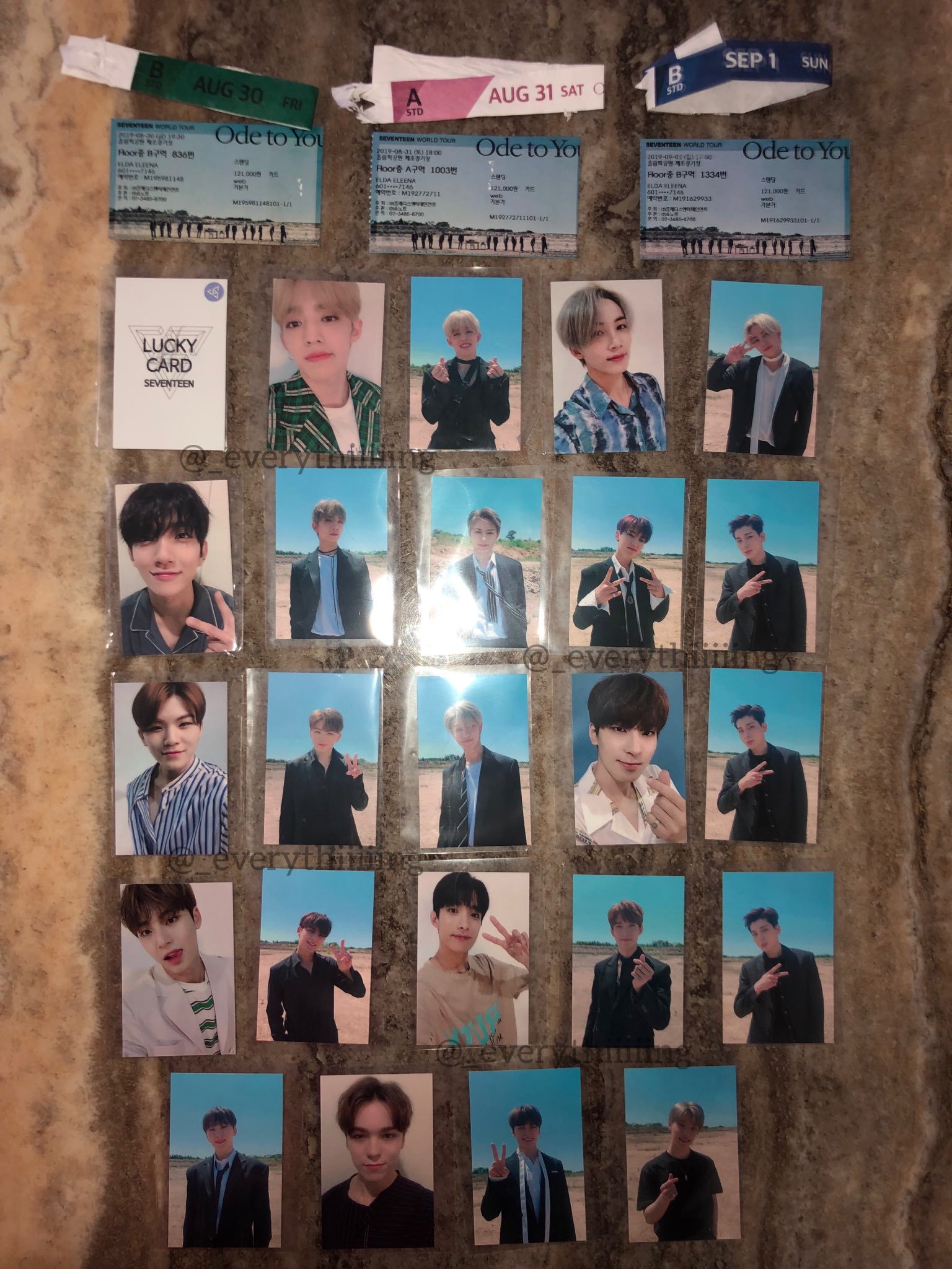 SEVENTEEN ミンハオ Carat zone ode to you トレカ SEVENTEEN CARAT ZONE Ode to you トレカ ミンハオ