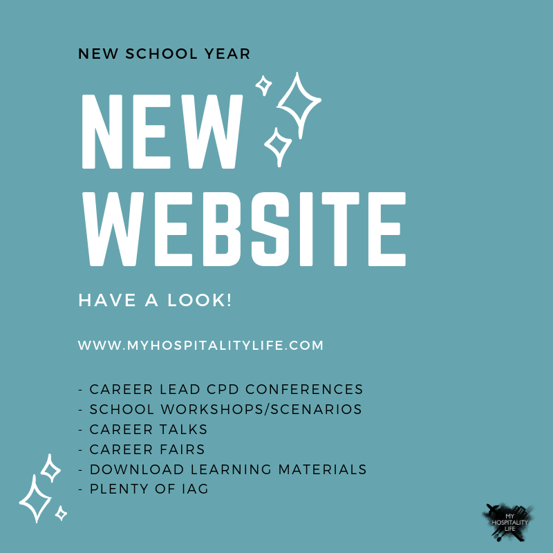 School year 2019/2020 has started! 

For career leads looking for CPD opportunities and/or classroom deliveries (both free) check out our new &amp; improved website for more information: myhospitalitylife.com 

#ukedchat #Hospitality #Careers #careerdevelopment #gatsbybenchmarks