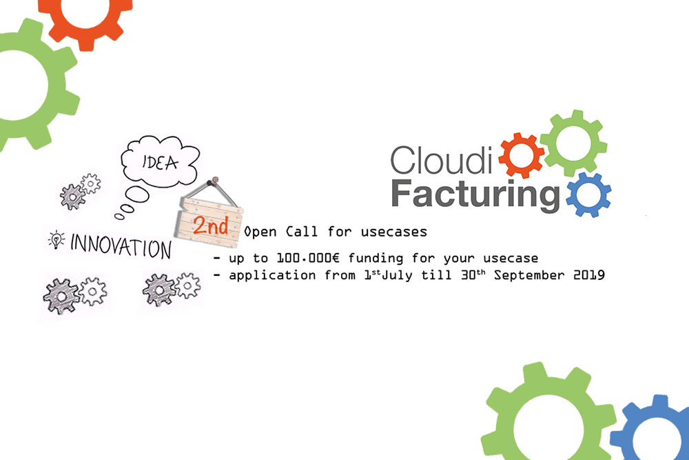 CloudiFacturing's tweet photo. Join #CloudiFacturing Project - supported by @I4MS_Europe - in the next open call & benefit from #HPC-based #Simulation & #modeling for #manufacturing & #engineering: https://t.co/doJzodwnXs
#H2020 #FoF #EUfunding #CallforPapers #callforproposals https://t.co/GlEe6iu78Z