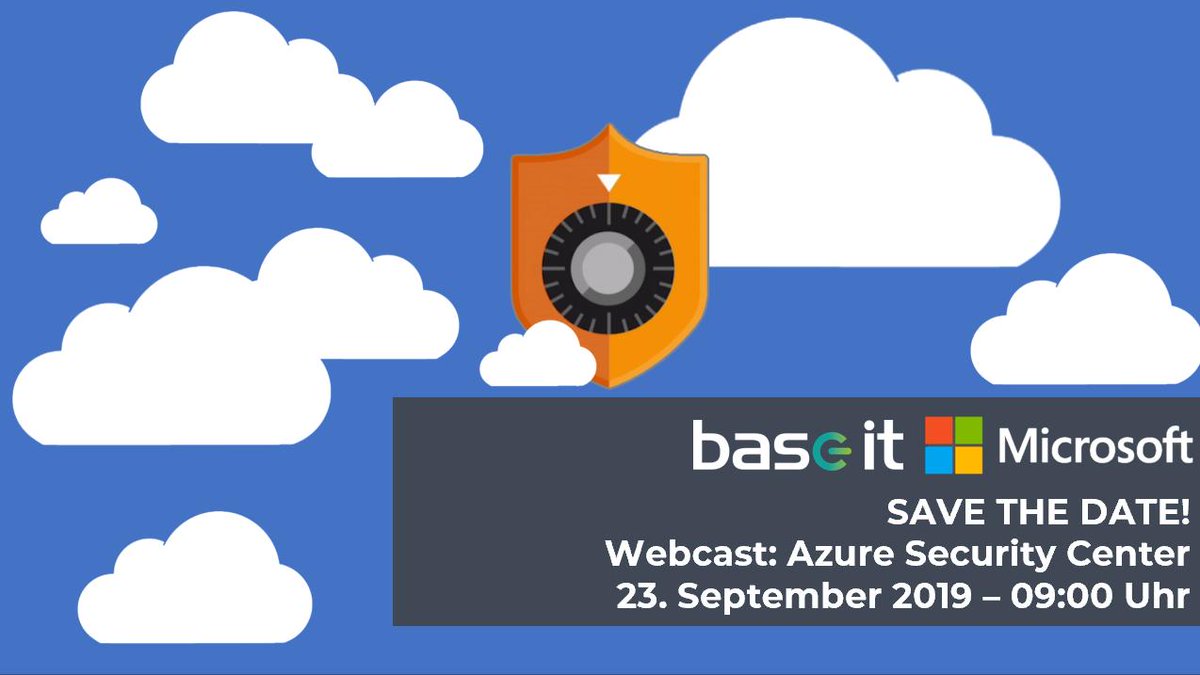 base_it's tweet photo. Können Sie mit absoluter Sicherheit sagen, dass Ihr System vollkommen geschützt ist? Nehmen Sie am Webcast: #Azure Security Center teil und erhalten Sie als Bonus 2000€ Azure Credits geschenkt!
https://t.co/nsneoFV8m5 https://t.co/jYdmgtz960
