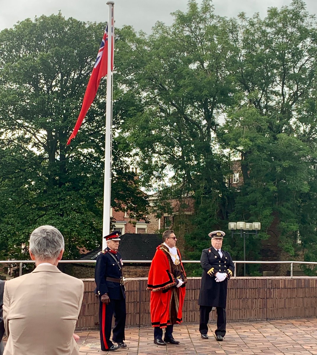 RMTNRC's tweet photo. 80 years since start WW2 paying respects to the Merchant Seamen who died. 1st week of the war saw 12 North East merchant ships lost. 7 of them built in local shipyards. Our maritime members continue to keep our country supplied. Letโs end the #shipsofshame and give #FairPay4RFA https://t.co/aMxhhBJXsE