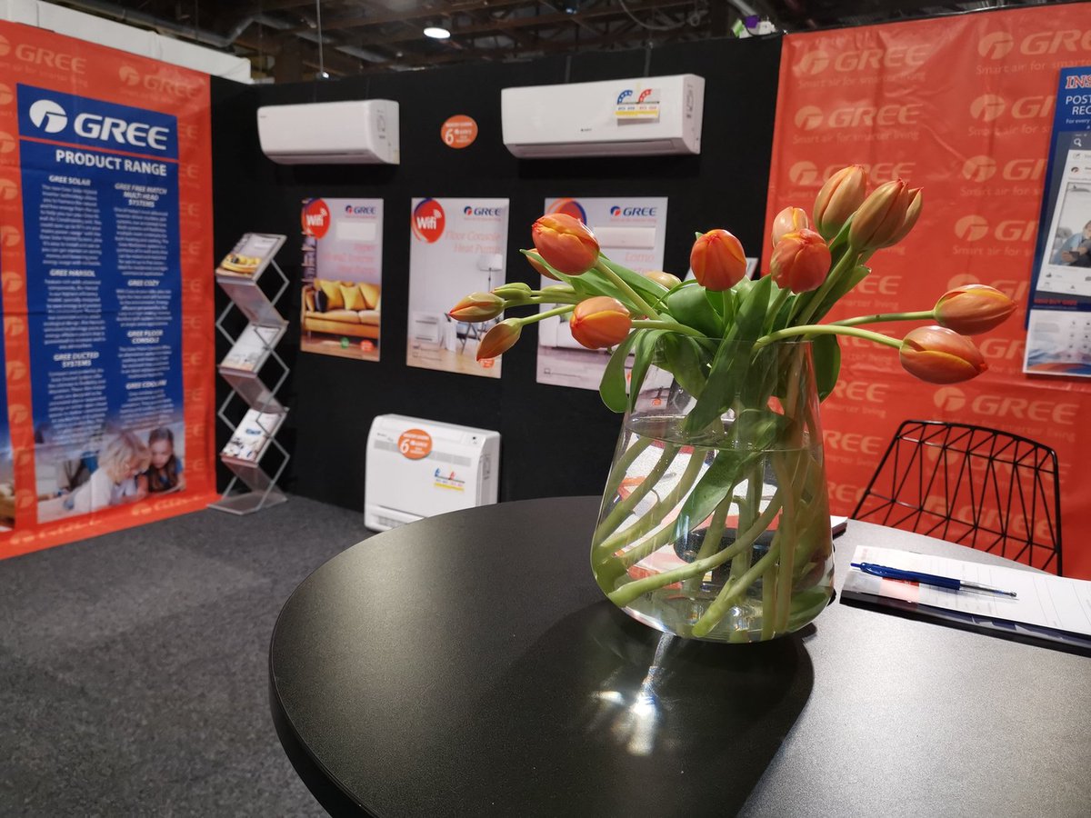 GreeANZ's tweet photo. We’re ready! Visit #GreeNewZealand at the @aucklandhome Show on stand 119 from 4 - 8 Sep 2019, ASB Showgrounds. 😀
#greeheatpumps
#aucklandhomeshow https://t.co/DX5lWl45Sq