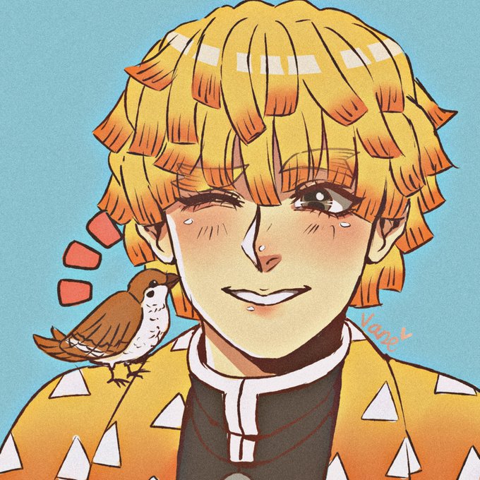 ✧『ヴァンレイト』✧ 𝕍𝕒𝕟さんがTwitterに投稿した我妻善逸(鬼滅の刃)のイラスト。