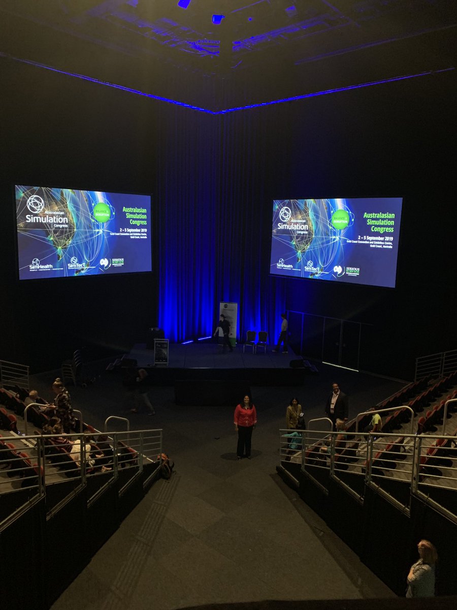 inquisitiveGyn's tweet photo. I’m walking on air today but quite honestly primarily soooo excited to be present IRL to hear @KomalBajajMD my friend, colleague and #obgyn #simulationista sista give her plenary keynote #SimCongress19 she inspires me greatly “born to build agency.” https://t.co/GhsKNp67X7