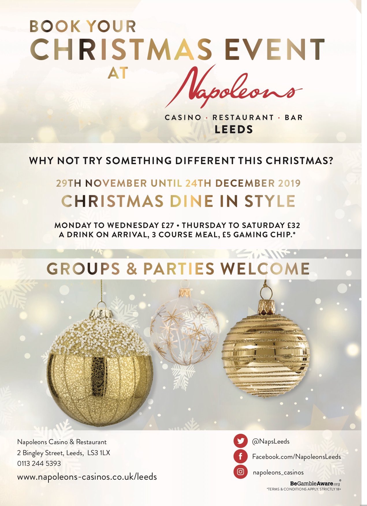Casino Christmas Party Leeds Casino Christmas Party Leeds