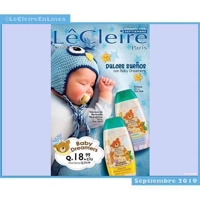 LeCleireEnLinea's tweet photo. Dulces sueños con el SHAMPOO DE MANZANILLA NO LÁGRIMAS Y LA COLONIA de la línea BABY DREAMERS de LêCleire París.

Contenido
Shampoo 240ml
Colonia 240ml

CATEGORIAS
#OfertasEspecialesLeCleireSeptiembre2019
#AromasNiñasLeCleireSeptiembre2019
#AromasNiñosLe… https://t.co/ucf44TvUq3 https://t.co/ku6L7jHjiN