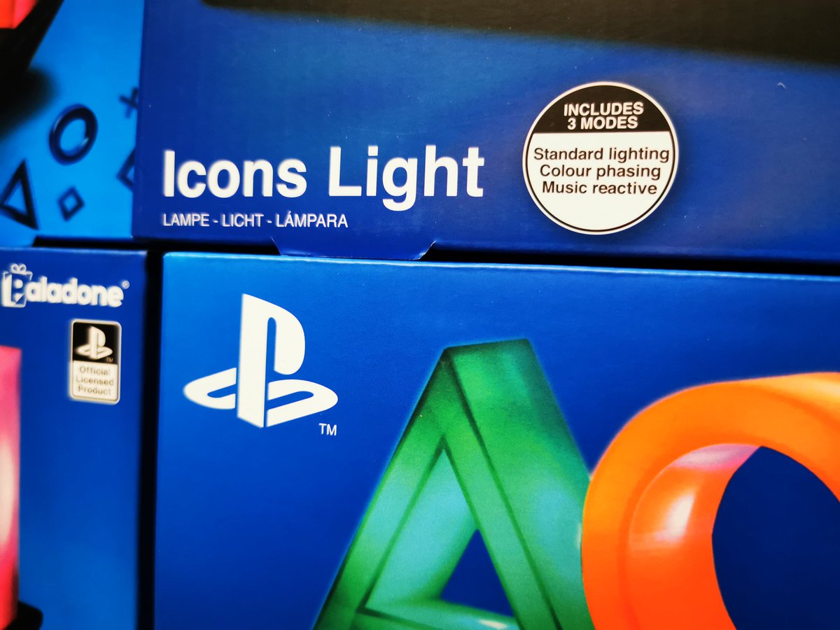 Heavyarm U Store Perfect For Gamers This Playstation Icons Light Features The Classic Playstation Controller Button Symbols On A Sleek Black Plinth Making An Ideal Addition To Any Bedroom Or Gaming