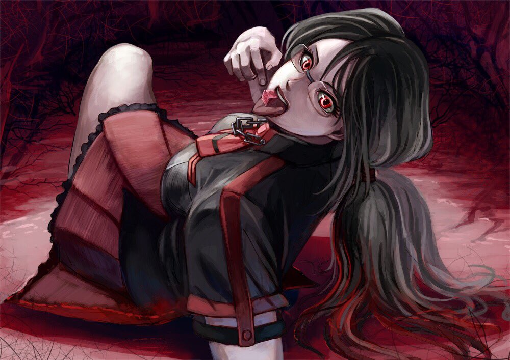 ⭐BLOODです⭐ 大昔に描いたBLOOD-C絵です | クロビス さんのマンガ | ツイコミ(仮)